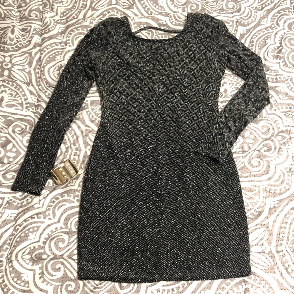 Black/silver dress